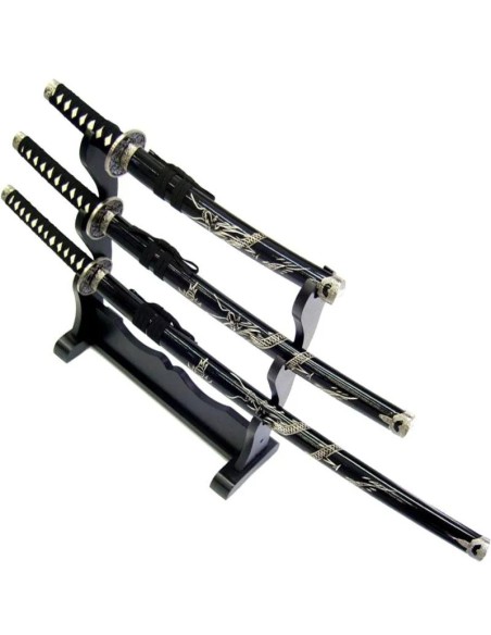 set-de-katanas-ornamentales-blancas-vista-lateral