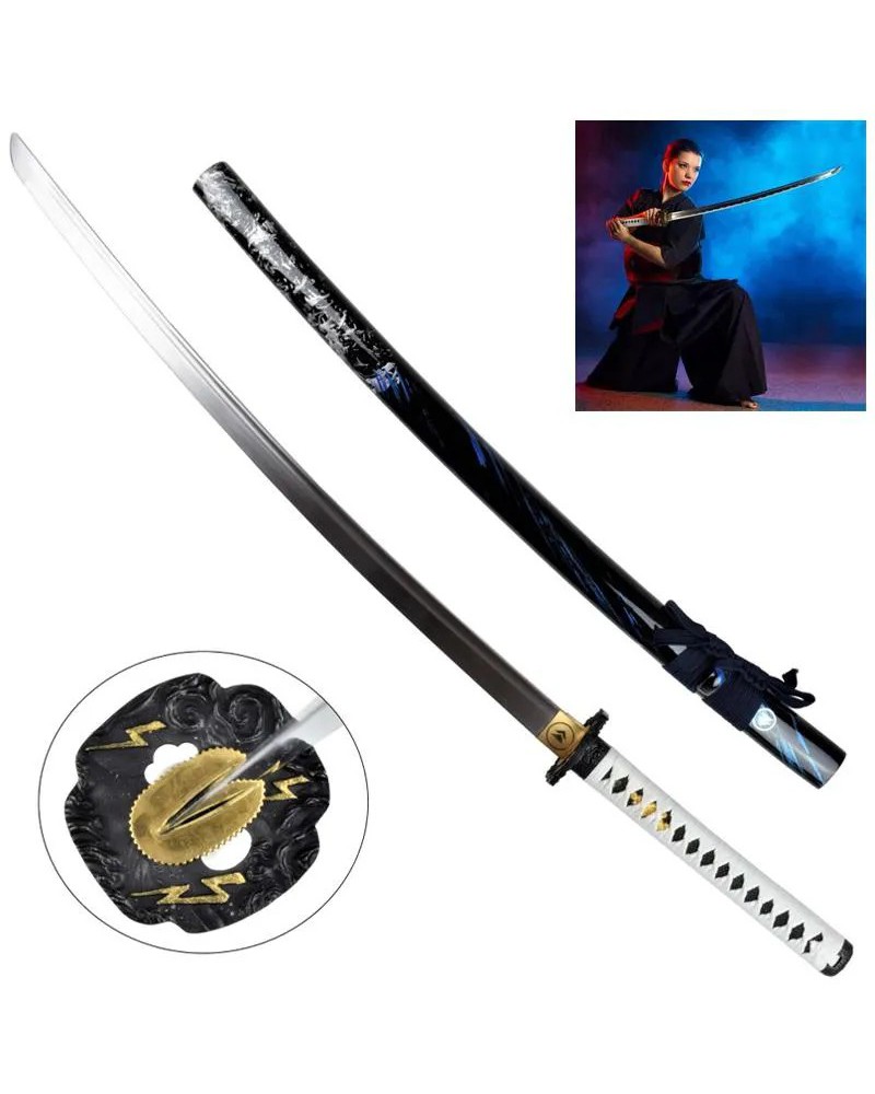 katana-ornamental-blanca-decoración-japonesa