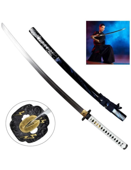 katana-ornamental-blanca-decoración-japonesa