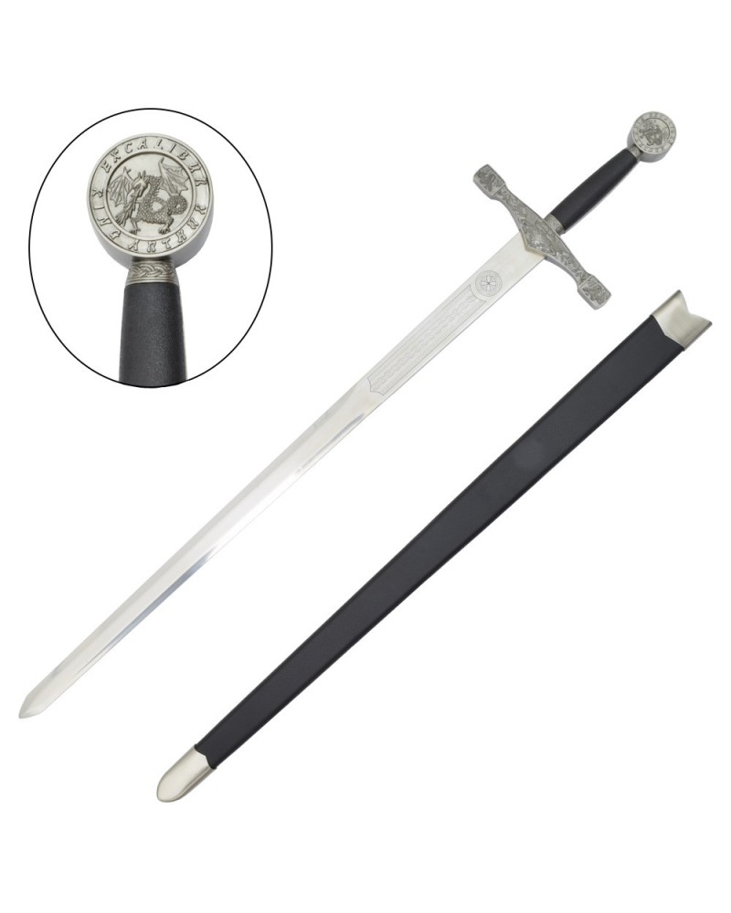 Daga decorativa medieval de Excalibur