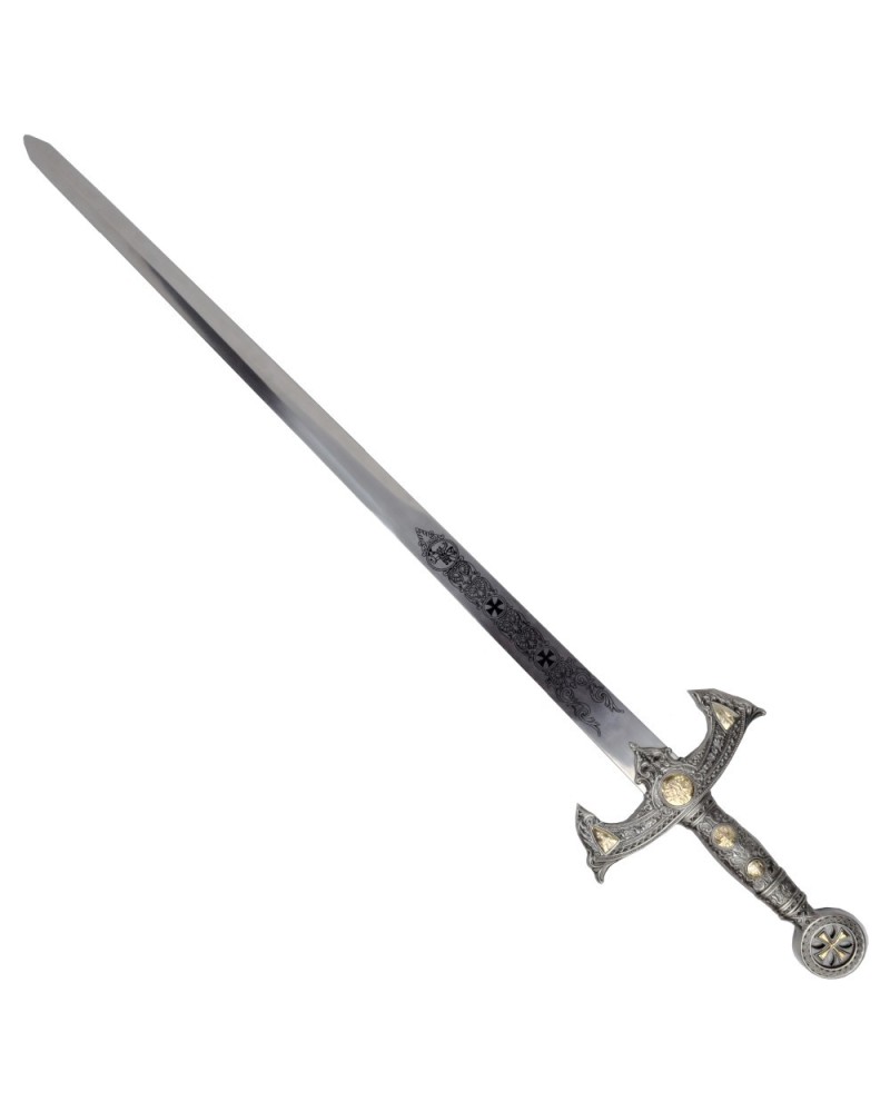 Espada templaria ornamental de acero | Katanas y Espadas