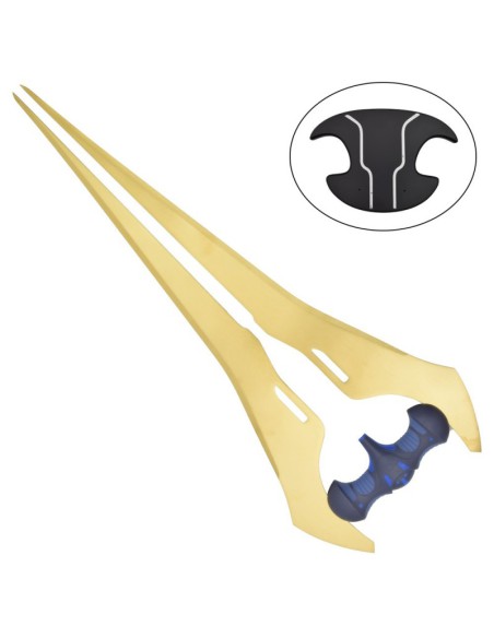 Espada Halo Sangheili Type-1 Energy Gold de acero | Katanas y Espadas