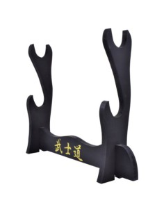 Soporte de pie de madera para 2 katanas | Katanas y Espadas