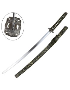 Katana ornamental negra con saya y mango de madera | Katanas y Espadas