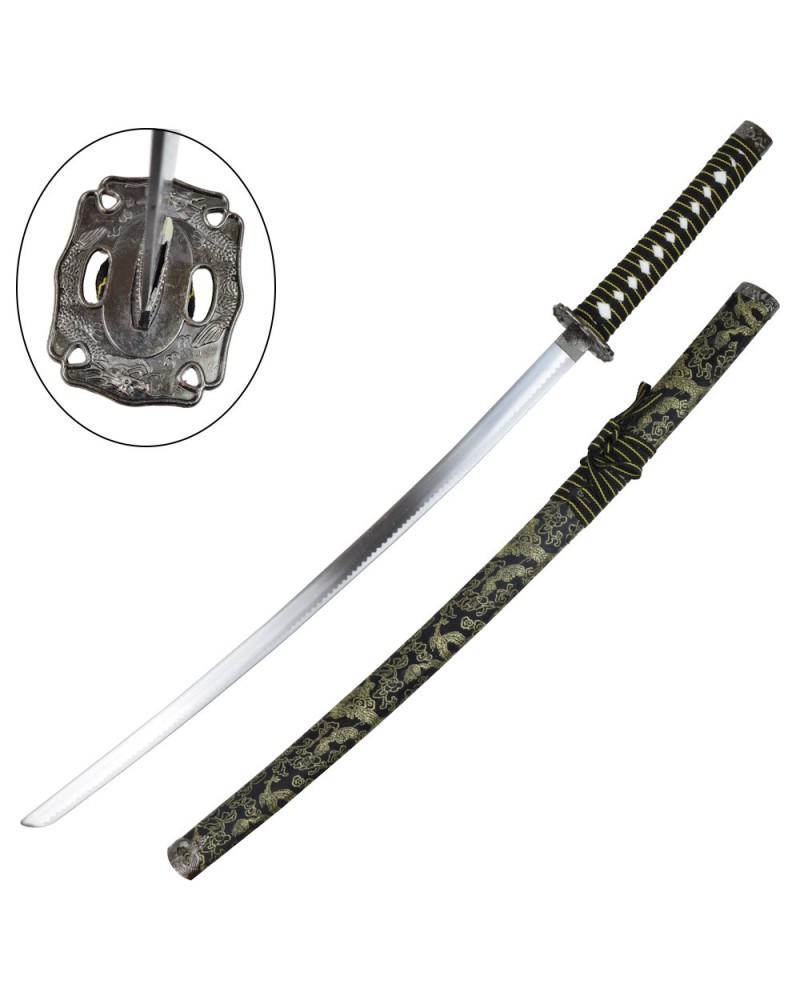 Set negro katana wakizashi y tanto ornamental | Katanas y Espadas