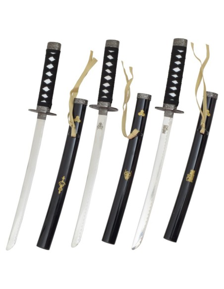 Set 3 tantos Kill Bill ornamental de metal | Katanas y Espadas