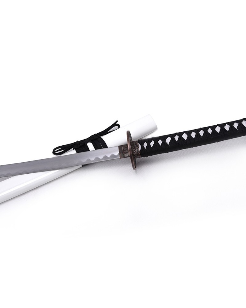 Katana ornamental blanca de acero sin filo | Katanas y Espadas