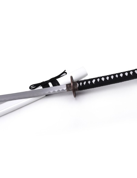 Katana ornamental blanca de acero sin filo | Katanas y Espadas