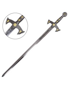 Espada templaria ornamental de acero | Katanas y Espadas