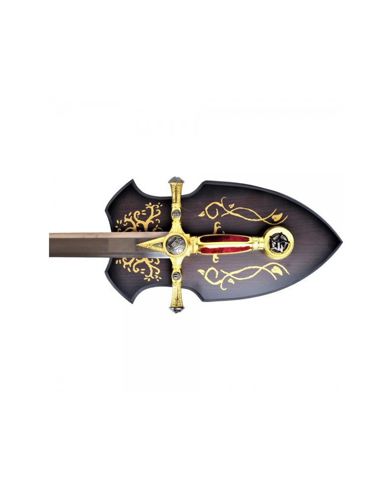 Espada masónica roja ornamental de acero | Katanas y Espadas