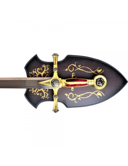 Espada masónica roja ornamental de acero | Katanas y Espadas