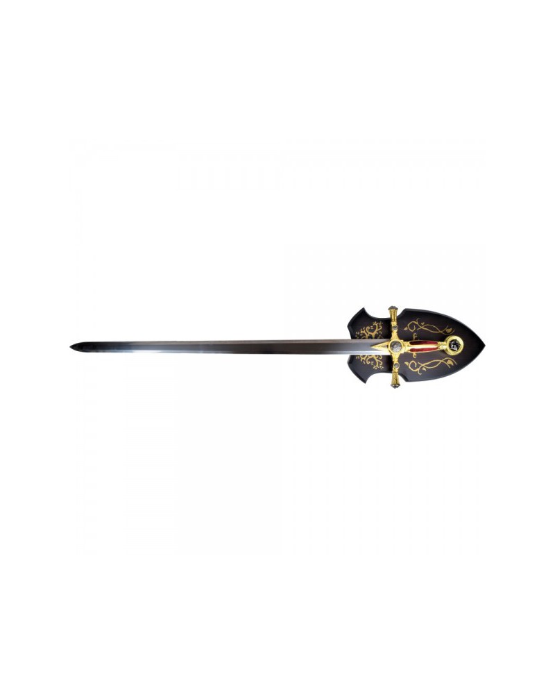 Espada masónica roja ornamental de acero | Katanas y Espadas