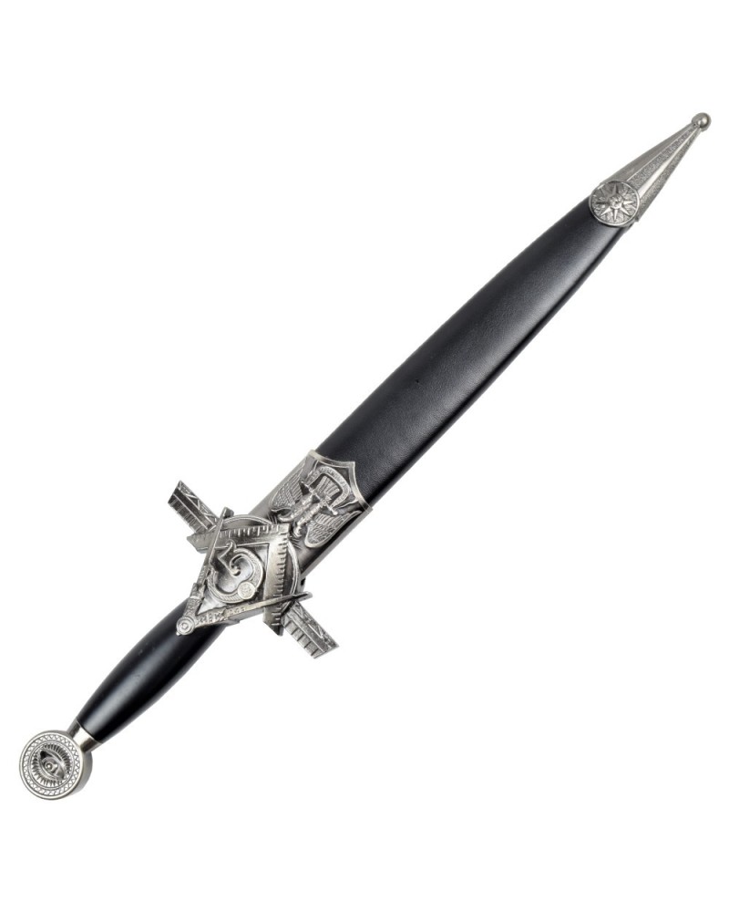 Daga masónica ornamental de acero | Katanas y Espadas