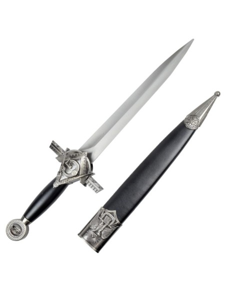 Daga masónica ornamental de acero | Katanas y Espadas