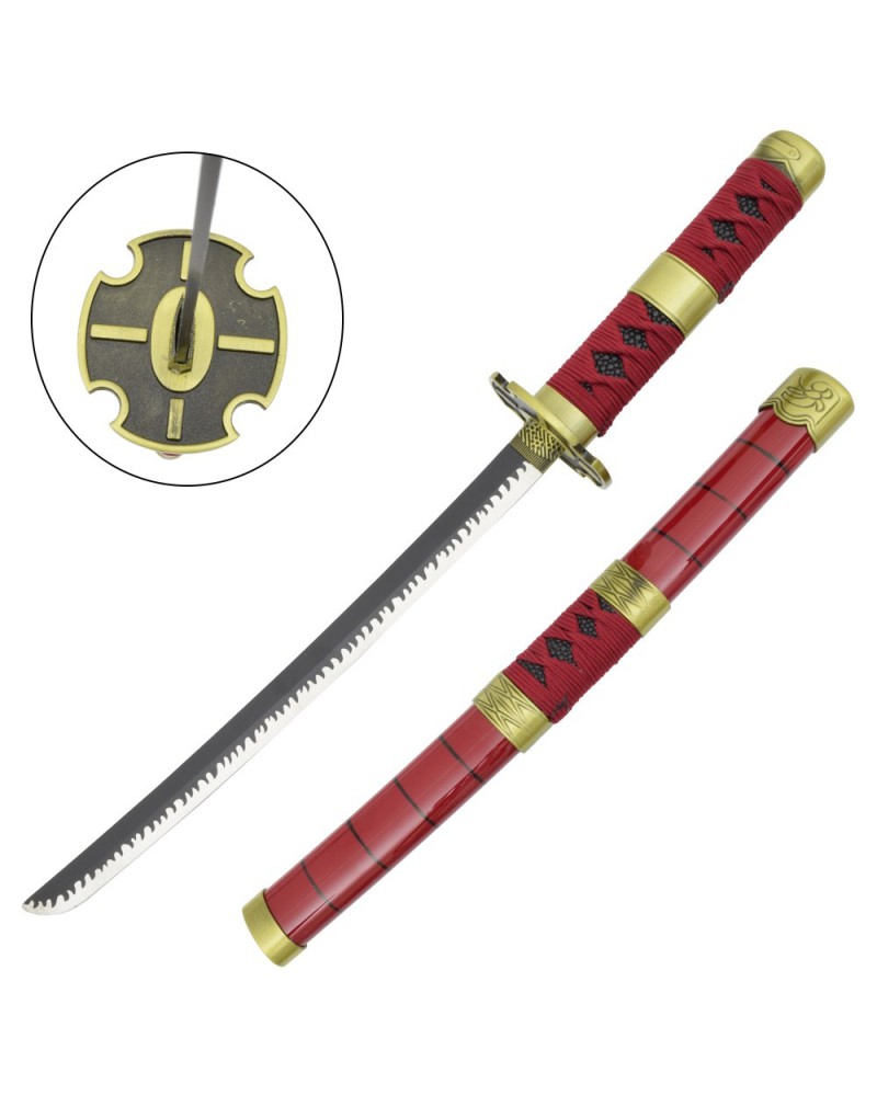 Mini katana Roronoa Zoro Sandai Kitetsu One Piece | Katanas y Espadas
