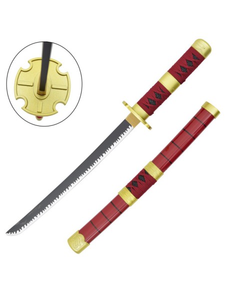 Mini katana Roronoa Zoro Sandai Kitetsu One Piece | Katanas y Espadas