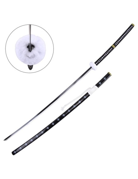 Katana XL Trafalgar Law de acero - One Piece | Katanas y Espadas