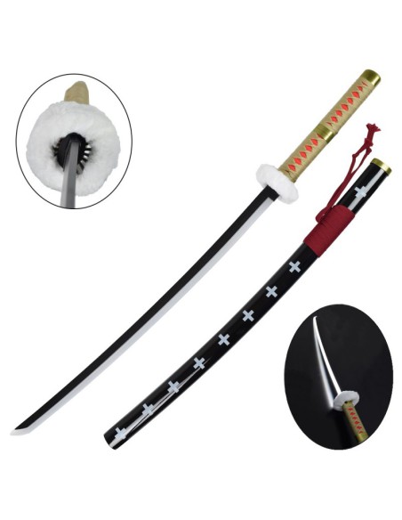 Katana Trafalgar Law LED de acero al carbono - One | Katanas y Espadas
