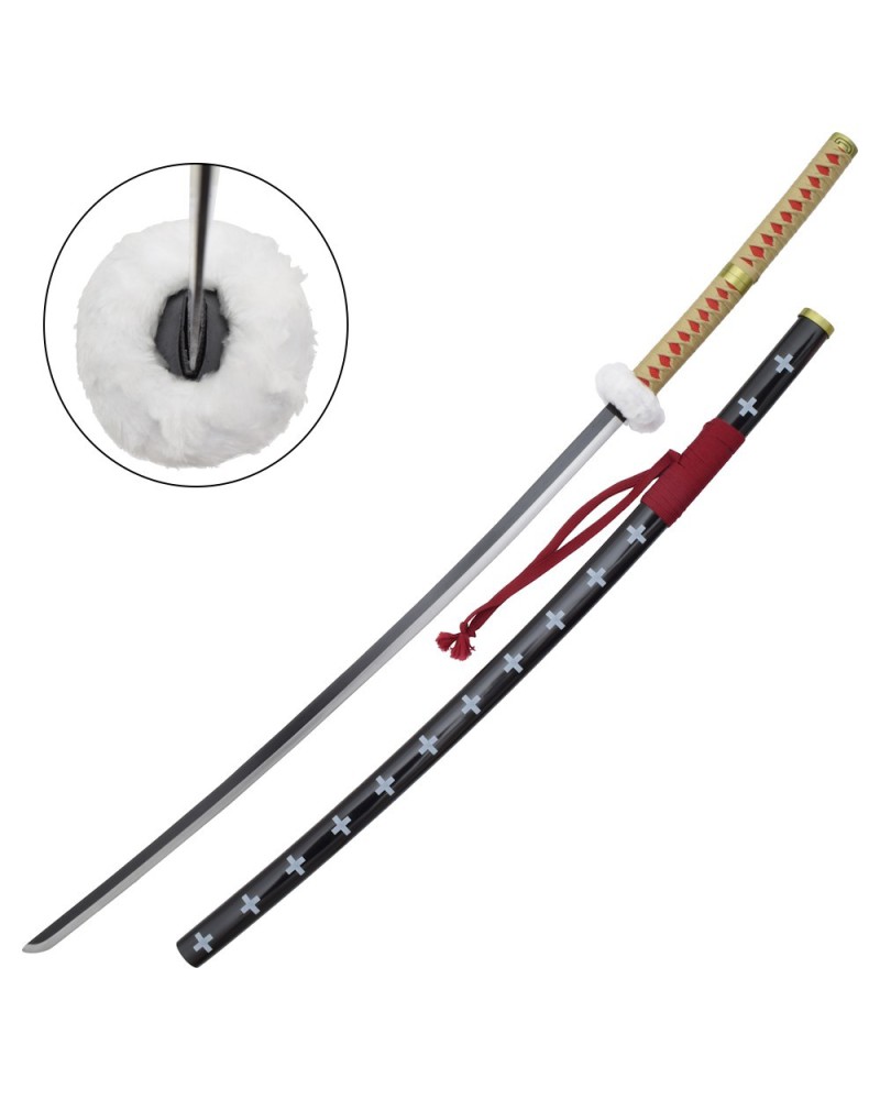 Katana nodachi Trafalgar Law de acero - One Piece | Katanas y Espadas