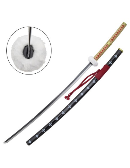 Katana nodachi Trafalgar Law de acero - One Piece | Katanas y Espadas