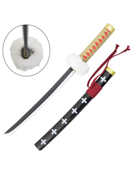 Mini katana Trafalgar Law de bambú - One Piece | Katanas y Espadas