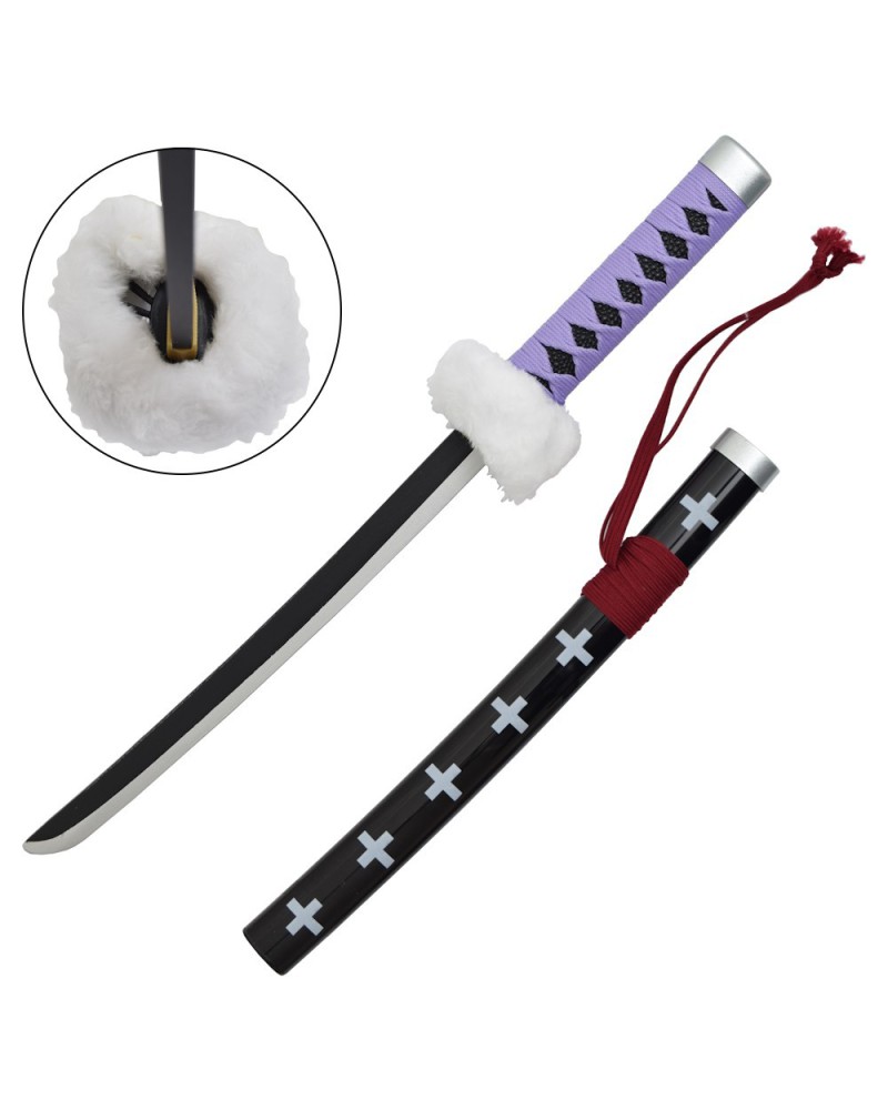 Mini katana Trafalgar Law de bambú - One Piece con | Katanas y Espadas