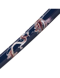 Katana dragón azul con saya lacada | Katanas y Espadas