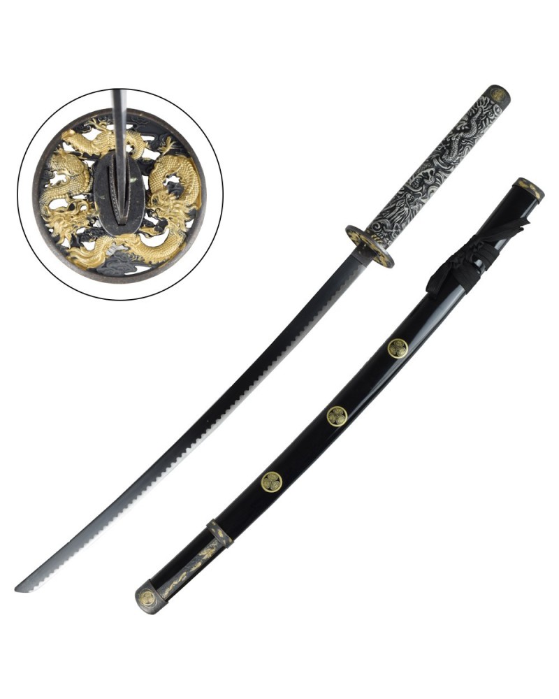 Katana dragón hoja negra | Katanas y Espadas