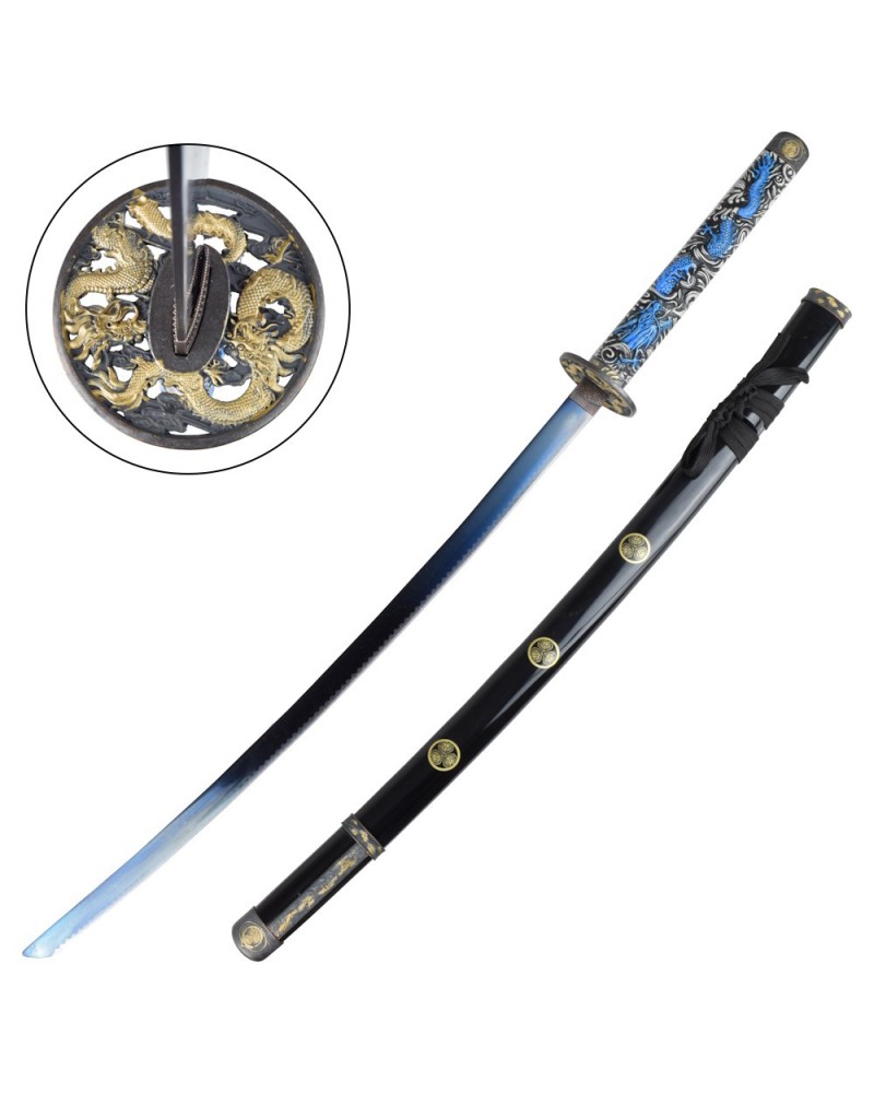Katana dragón hoja azul | Katanas y Espadas