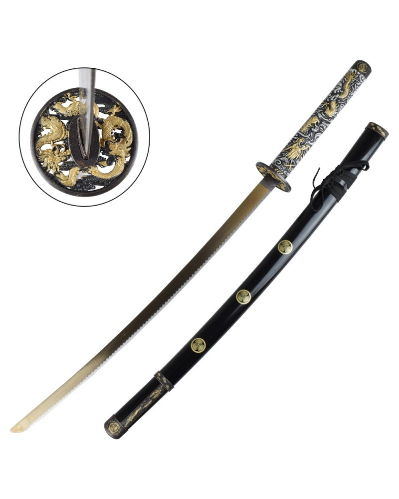 Katana dragón hoja dorada | Katanas y Espadas