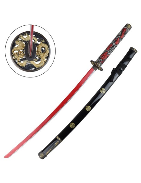 Katana dragón hoja roja | Katanas y Espadas