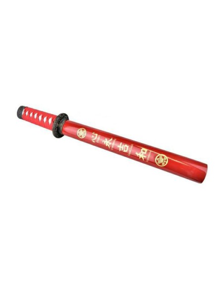 Tanto rojo tsuba metálica | Katanas y Espadas