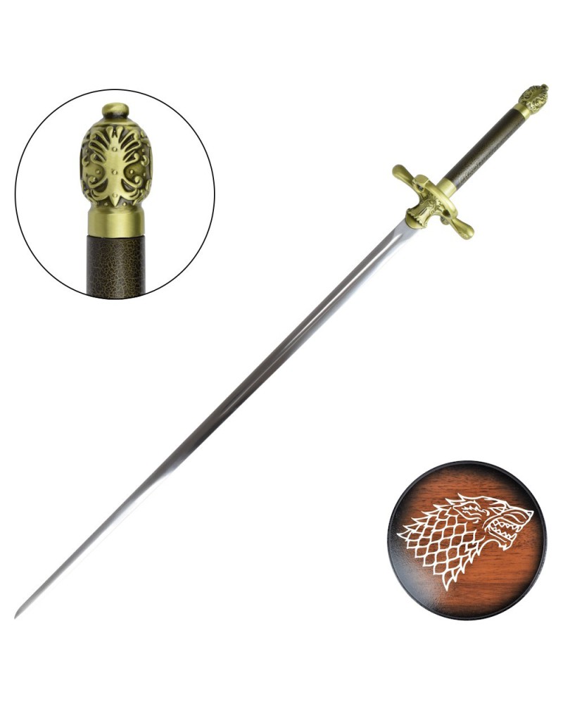 Espada Aguja Arya soporte lobo | Katanas y Espadas