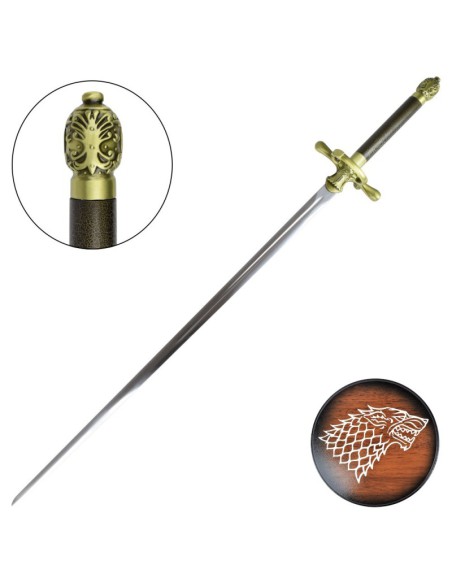 Espada Aguja Arya soporte lobo | Katanas y Espadas