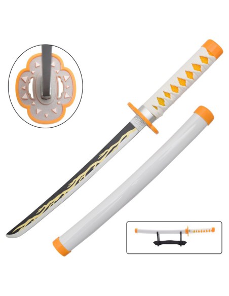 Mini katana Zenitsu bambú - Demon Slayer | Katanas y Espadas
