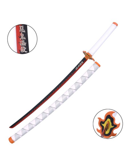 Katana Rengoku carbono - Demon Slayer | Katanas y Espadas