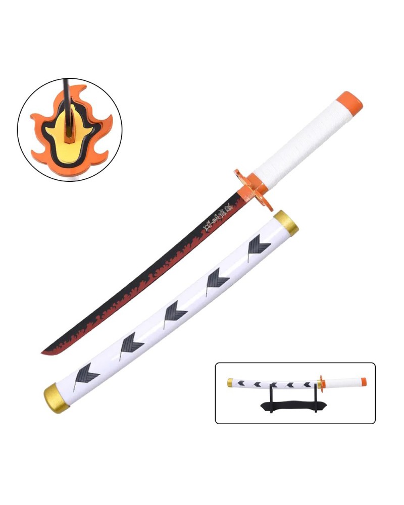 Mini katana Rengoku bambú - Demon Slayer | Katanas y Espadas