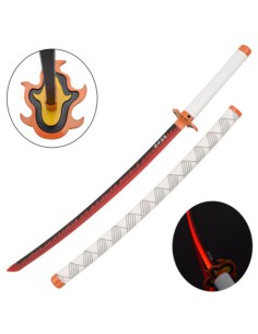 Katana Rengoku LED acero al carbono - Demon Slayer | Katanas y Espadas