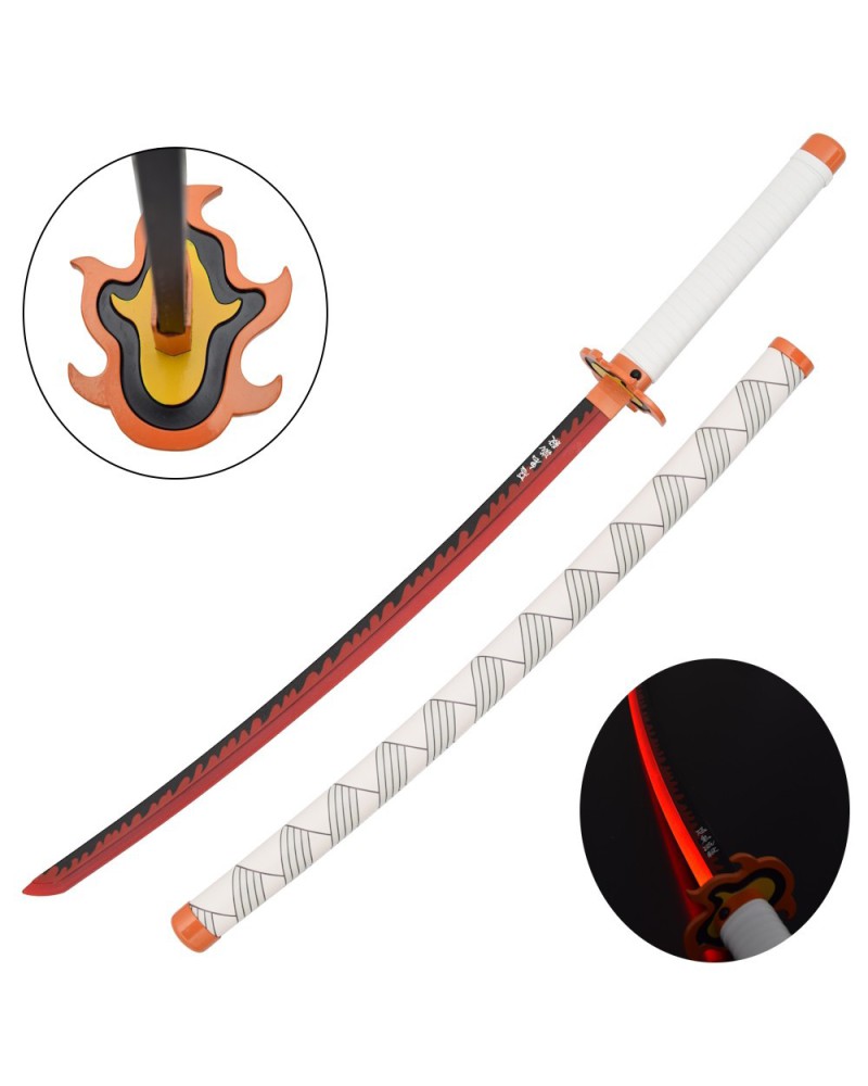 Katana Rengoku LED bambú progresivo - Demon Slayer | Katanas y Espadas