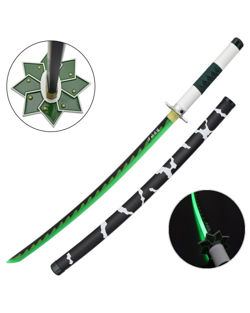 Katana Sanemi LED acero al carbono - Demon Slayer | Katanas y Espadas