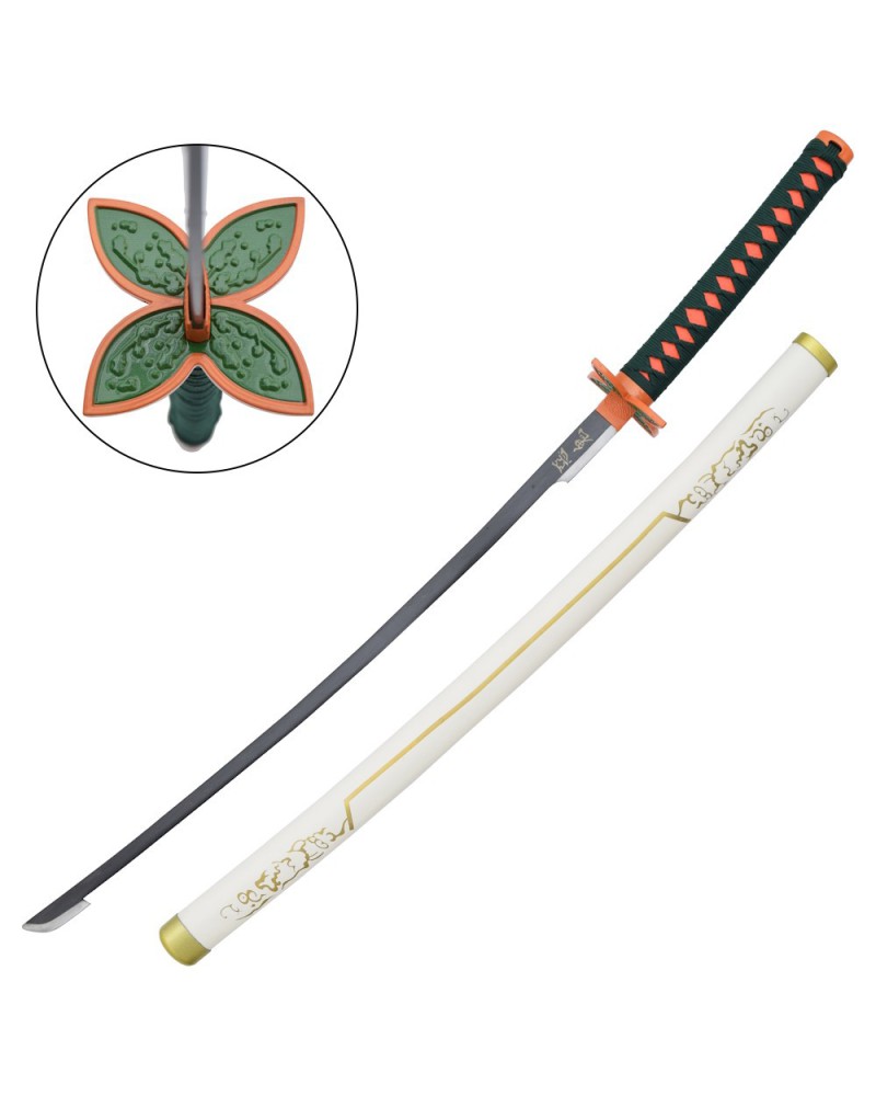 Katana Shinobu blanca de acero - Demon Slayer | Katanas y Espadas
