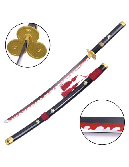 Katana Enma negra de Zoro - One Piece | Katanas y Espadas
