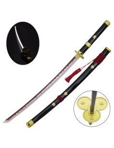Katana Enma negra LED de Zoro - One Piece | Katanas y Espadas