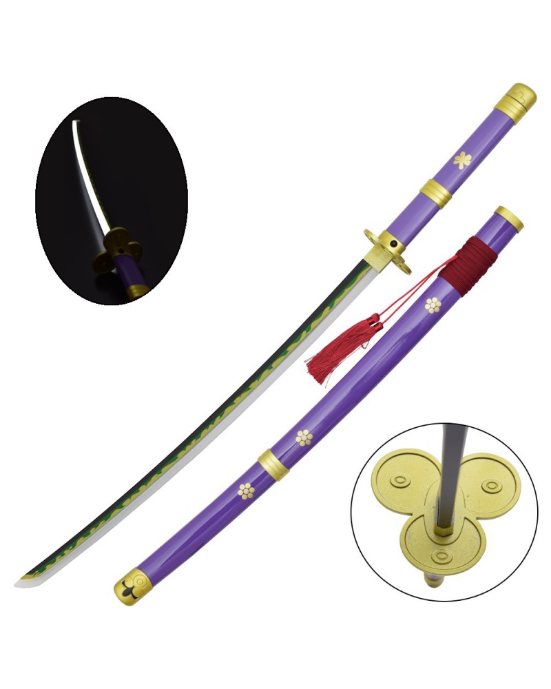 Katana Enma LED bambú 980 mm de Zoro - One Piece | Katanas y Espadas