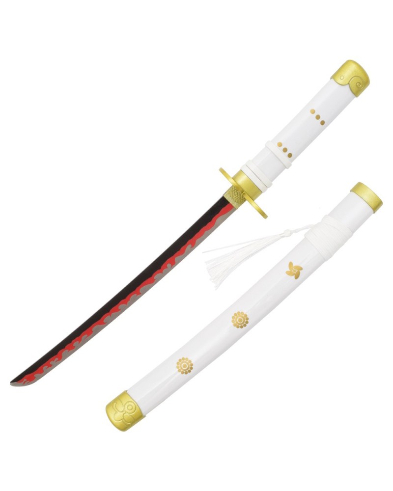 Mini katana Enma blanca con soporte - One Piece | Katanas y Espadas