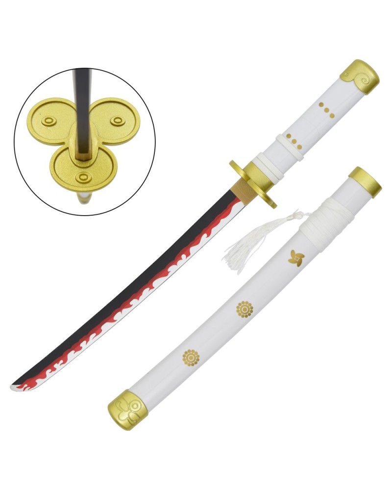 Mini katana Enma de bambú con soporte - One Piece | Katanas y Espadas