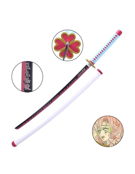 Katana de Mitsuri Kanroji en acero - Demon Slayer | Katanas y Espadas
