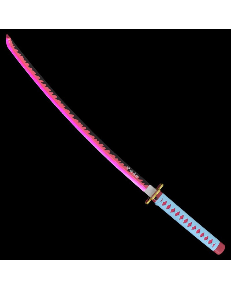 Katana LED de Mitsuri Kanroji en acero | Katanas y Espadas