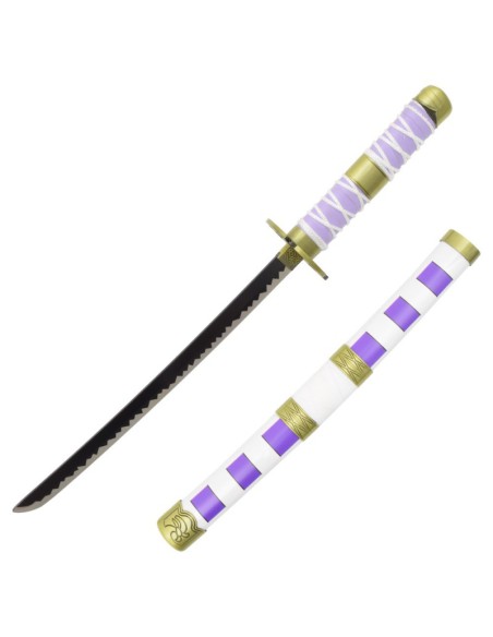 Mini katana Nidai Kitetsu con soporte - One Piece | Katanas y Espadas