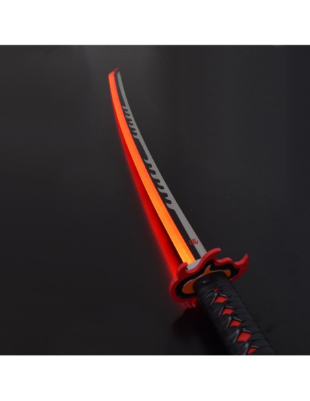 Katana LED de Tanjirou Kamado en acero | Katanas y Espadas